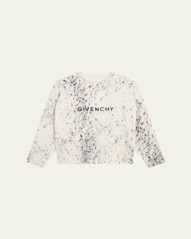 Boy's Dalmation & Logo-Print Sweatshirt, Size 4-6